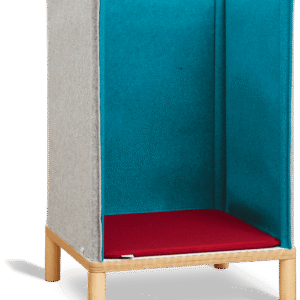 Krēsls ar atzveltni SILA | Zils ar pelēku